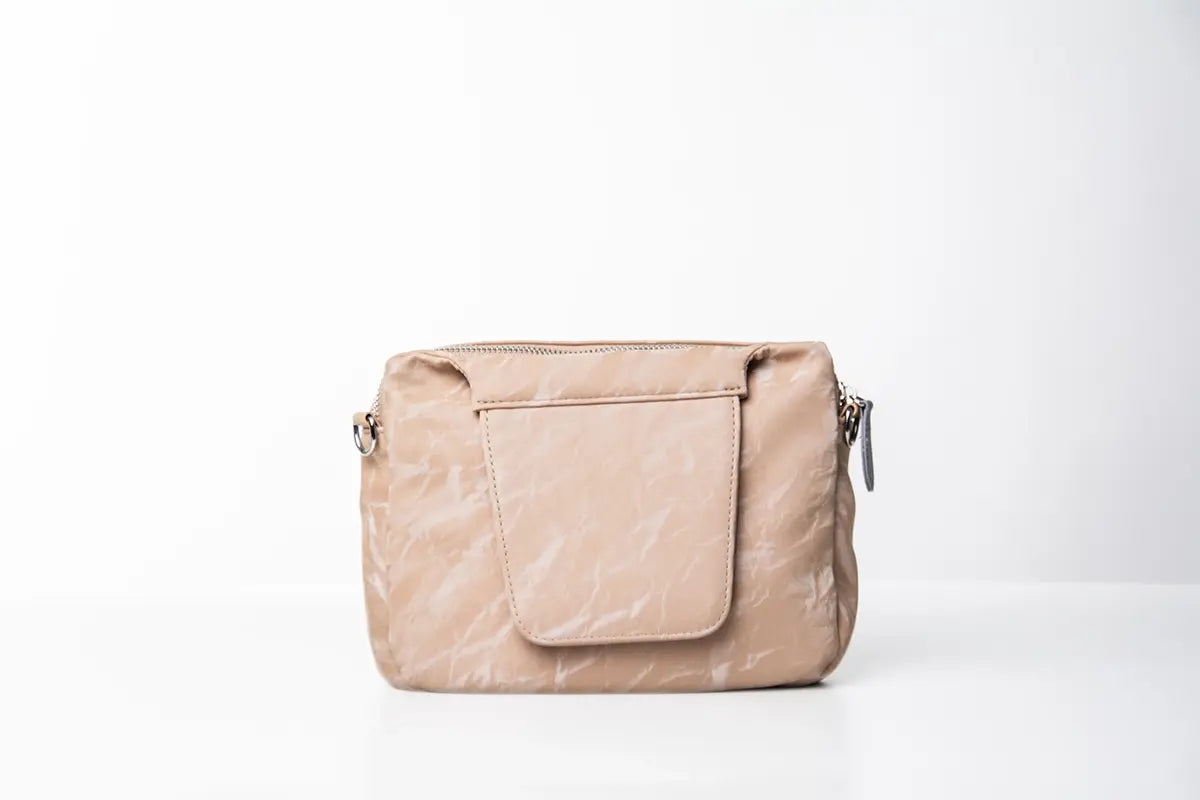 cla rose magnetic bag sabbia borsa con cpatella a chiusura magnetica